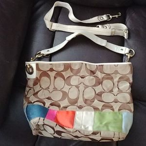 Coach Color Block Bag
